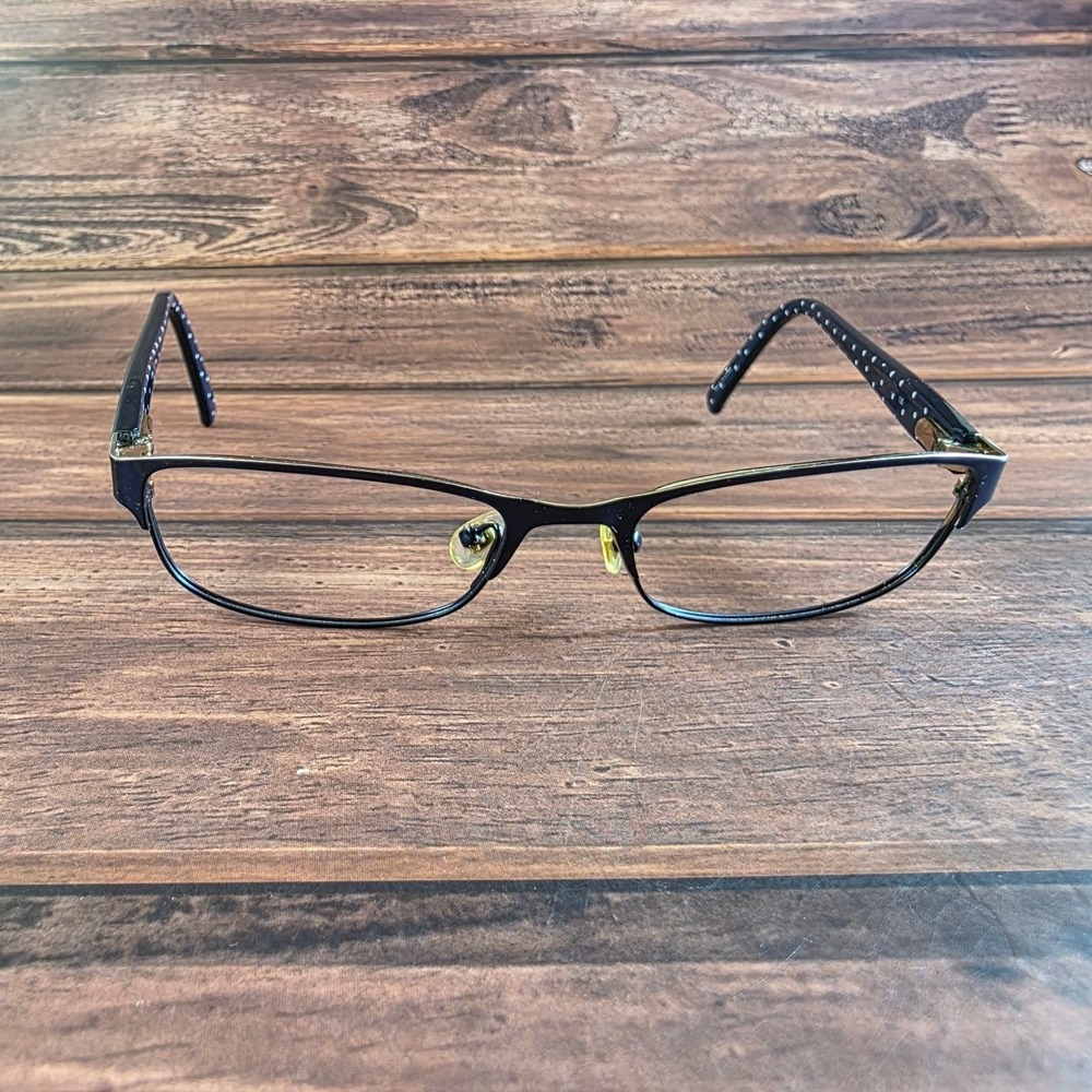 Kate Spade New York Navy Blue Polka Dot Eyeglasses 52-‎ 17 -135 FRAMES ONLY